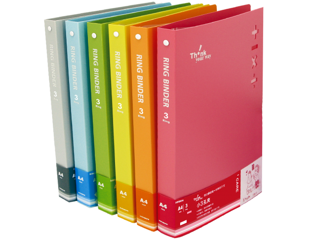 A4 加減乘除粉彩小3孔夾 (638-27A) 1