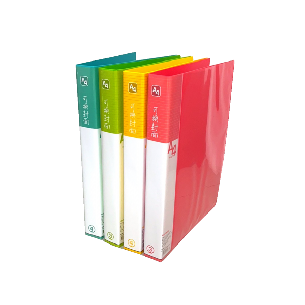 A4 新橫紋可換封面3孔夾 (V648-73)