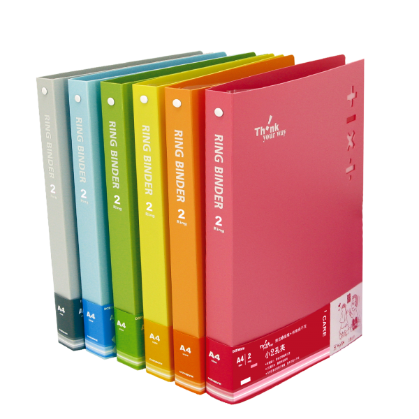 A4 加減乘除粉彩小2孔夾 (637-27A)